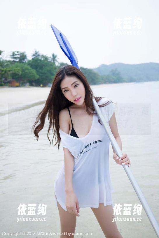 MiStar魅妍社 - 王婉悠的校园风景，高清到完全不想切换，无奈太美了。