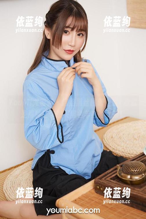 YouMi尤蜜荟-戴渃欣 YouMi尤蜜荟 - 这组黑丝图册,戴渃欣就是那种让你想买黑色羊毛的女孩!