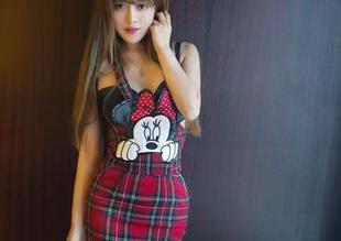 推女郎 – 李丽莎的黑色写真，一波分享的冷酷性感